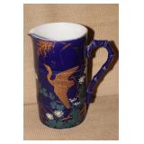 Signed Kutani Japanese Pitcher