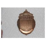 Brass Police Badge