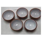 Lot of 5 Yixing Teacups