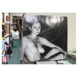 Black and White Nude Photograph