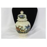 A Satsuma Jar With Lid