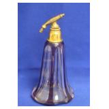 Vintage Bohemian cut Glass Perfume Atomizer
