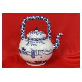 A Blue and White Chinese Teapot