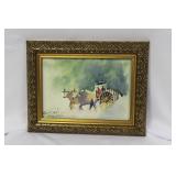 A Signed Watercolour