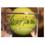 Ille Nastase Signed Tennis Ball