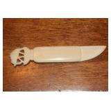 Carved Bone Paperclip