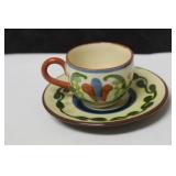 A Vintage Royal Torguay Ceramic Cup And Saucer