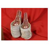 Lot of 22 Large Ceramic Chinese Spoons