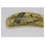 A Resin Scrimshaw