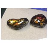 Lot of Two Lacquer Stones