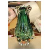 Heavy Art Glass Vase