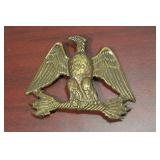 A Vintage Eagle Metal Plate