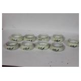 Lot of 9 Czech Salt Container