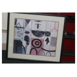 Framed Adolh Gottlieb Art Print