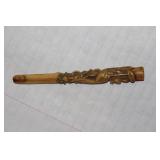 Carved Bone Cigarette Holder