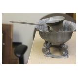 Lot of 2 Vintage Tin/Aluminum Articles