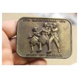 Bicentennial Belt Buckle Spirit of America