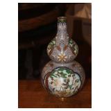 Chinese Gourd Shape Cloisonne Vase