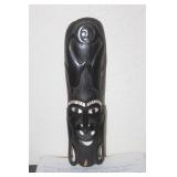 Mother of Pearl Inlaid Polynesian Mask