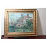 Oil on Board Painting by Dubois