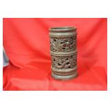 A Dragon Bamboo Brush Pot