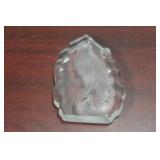 A Glass Eagle Paperweight