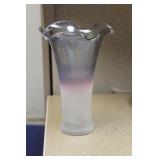 Iridescent Artglass Vase