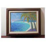 An Oil on Board by Hans Nielsen