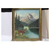 A Signed Oil on Canvas