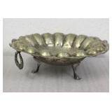 A Hand Hammered 3 Legged Bowl