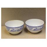 Noritake Blue and White Oriental Cup