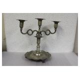 A Hand Hammered Candelabra