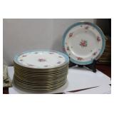 Set of 16 Staffordshite Plates