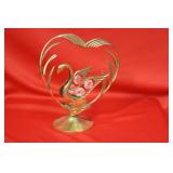 A Metal and Crystal Swan