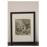 A Framed Print or Engraving