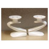 Pair of candle holders