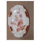 Antique Japanese Kutani Oval Dish