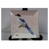 An Enamel Square Plate