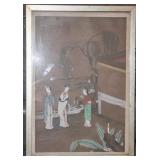 Antique Chinese Pastel Painting