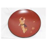 A Vintage Japanese Lacquer Plate