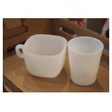 Lot of 2 Glasbake Cup
