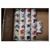 Lot of 26 Miniature Football Logo Mugs