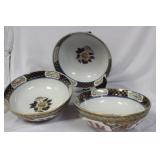 Lot of 3 Japanese Bowls