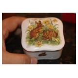 Porcelain Music Trinket Box