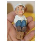 A Wooden Sailor Cork Stopper