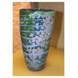 Signed Ed Francis Artglass Vase