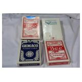 Lot of 4 Decks of Playing Cards