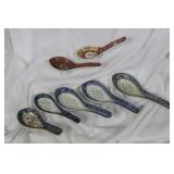 Lot of 7 Soup Spoons