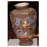 Japanese Satsuma Moriage Vase