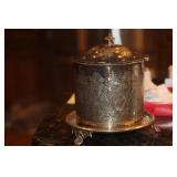 An Ornate Silverplate Container